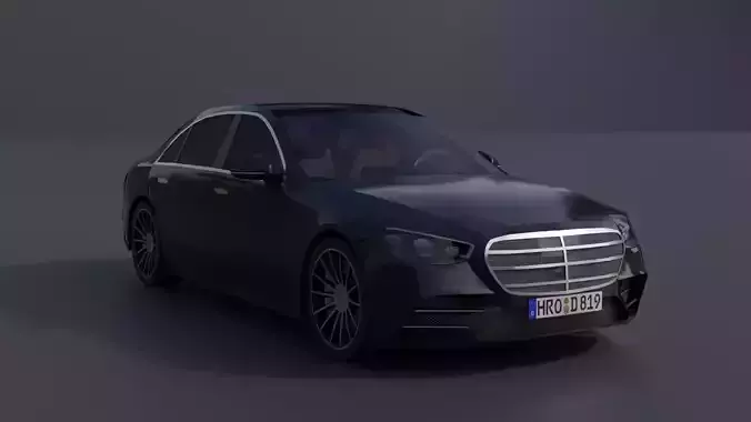 Generic Luxury Sedan 5 Low-poly 3D model