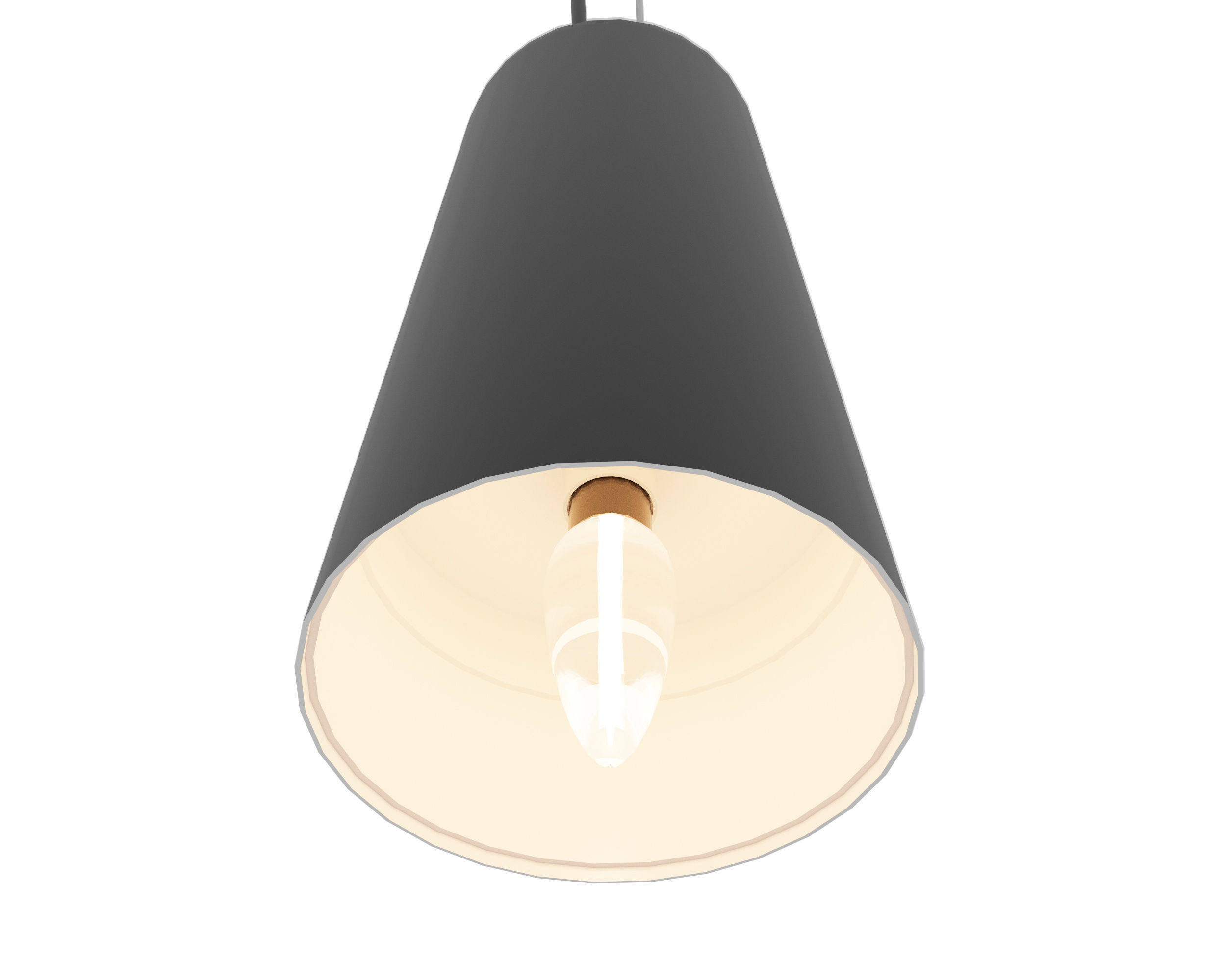 Modern Minimalist Pendant Light 3D model_2