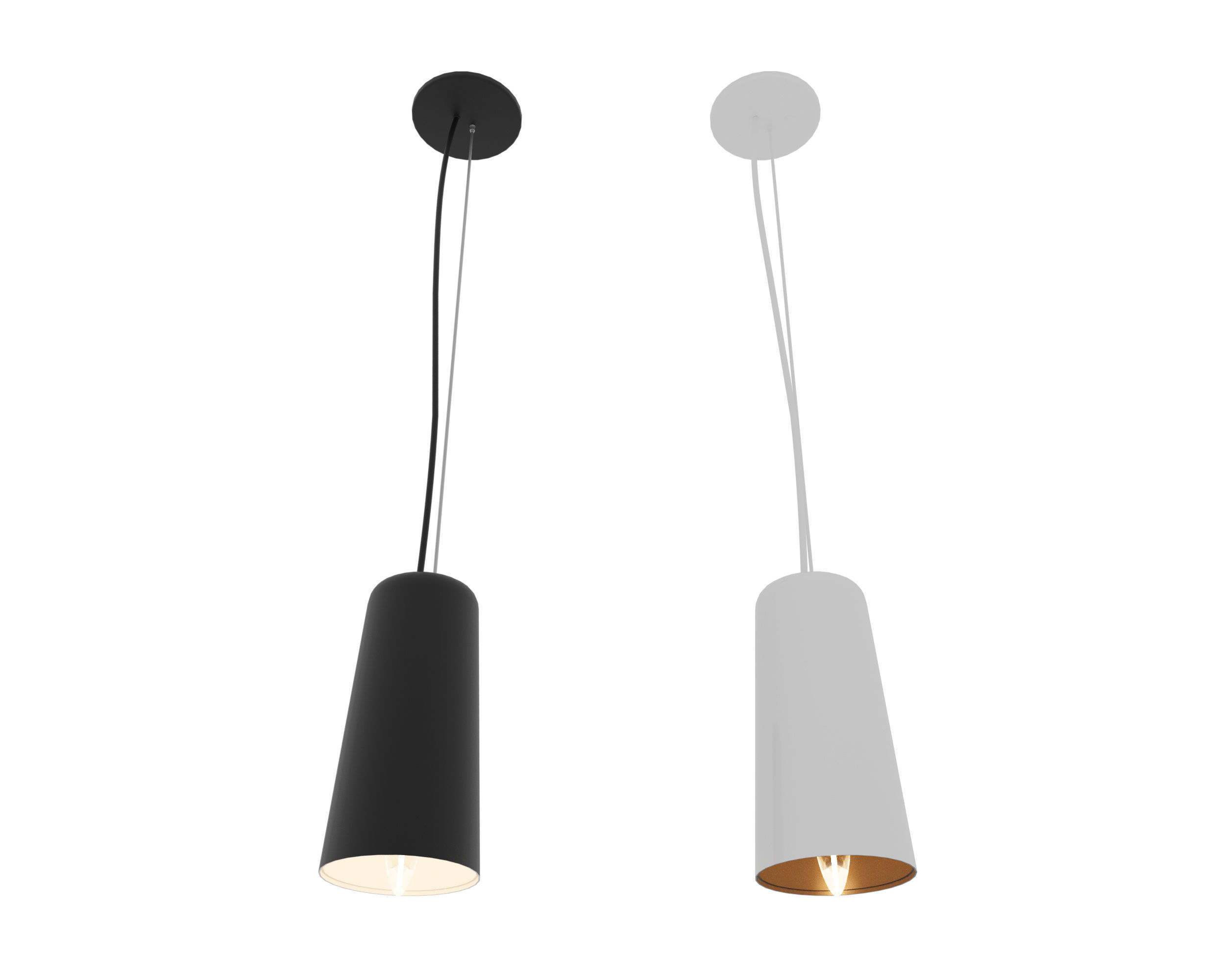 Modern Minimalist Pendant Light 3D model_6