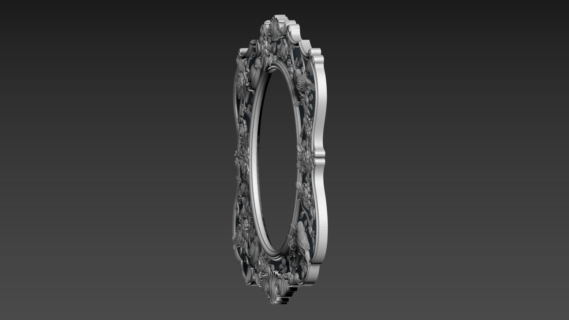 Mirror Frame for CNC 3D model_16