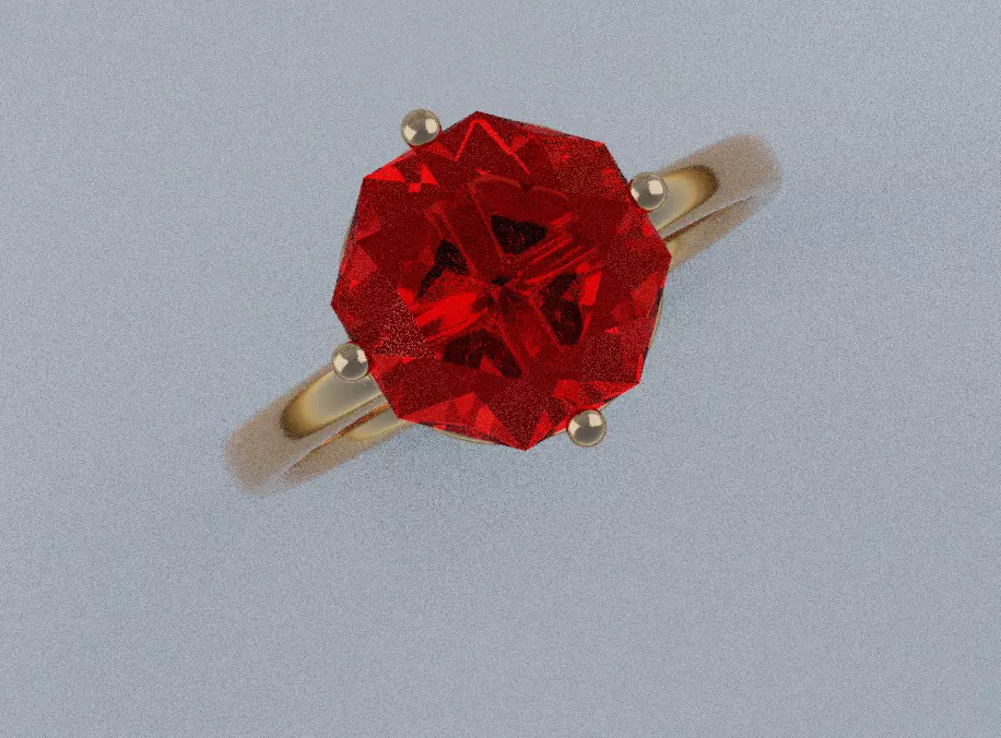 Simple Detailed Ring 3D model_0