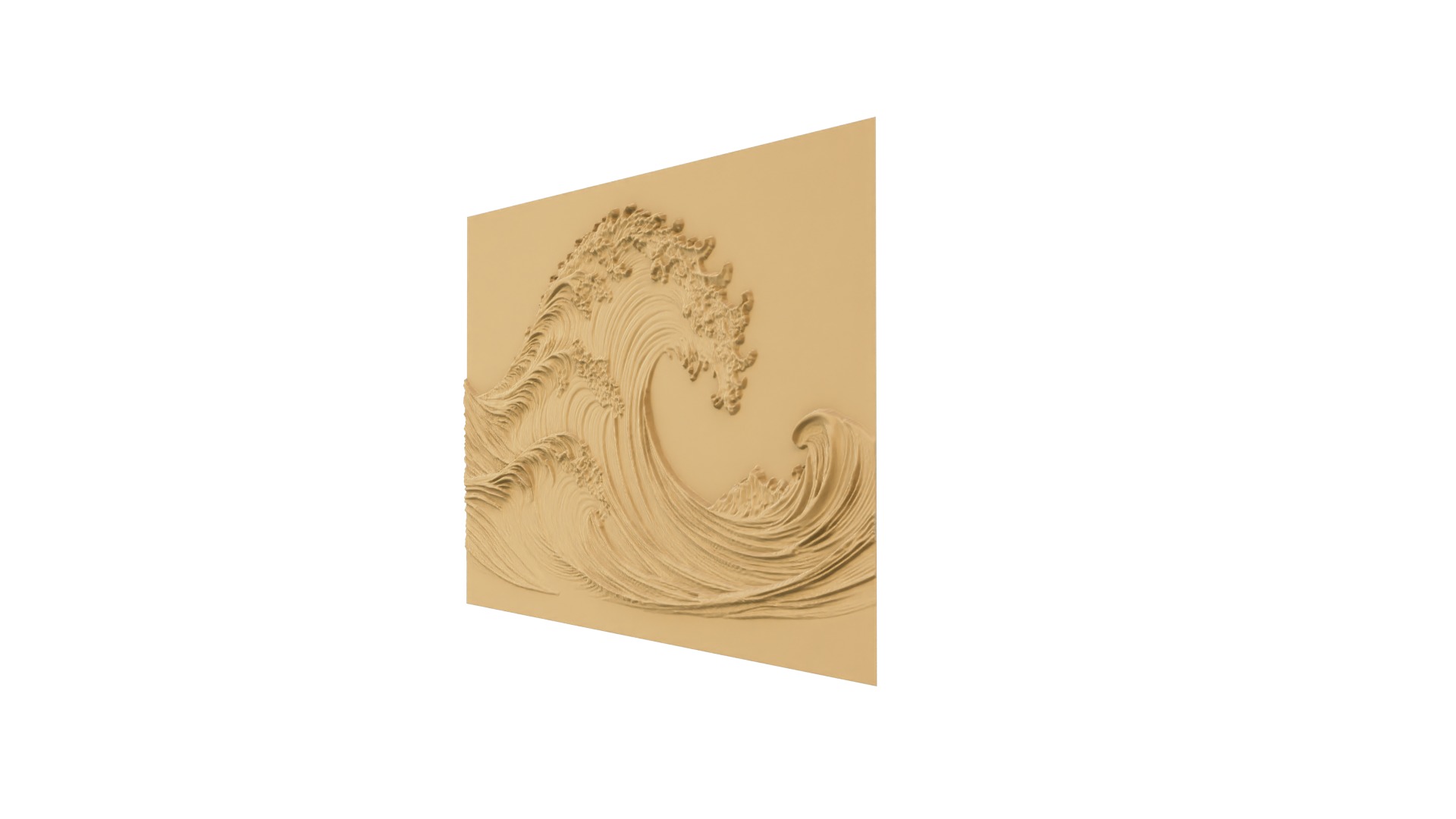 modern panel wall decor set wall relief mural CNC 100 3D model | CGTrader