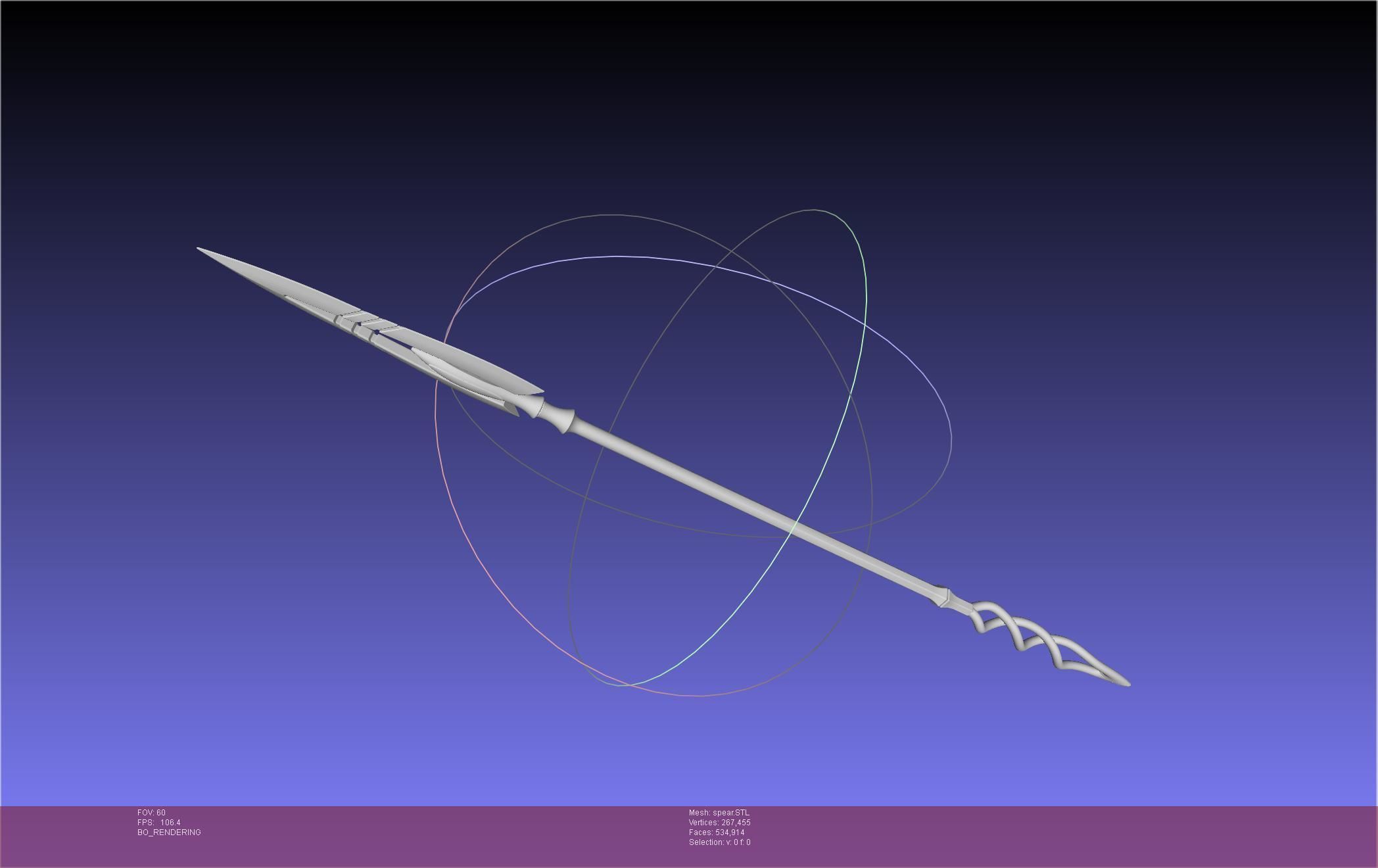 Evangelion Spear Of Cassius 3D print model_35