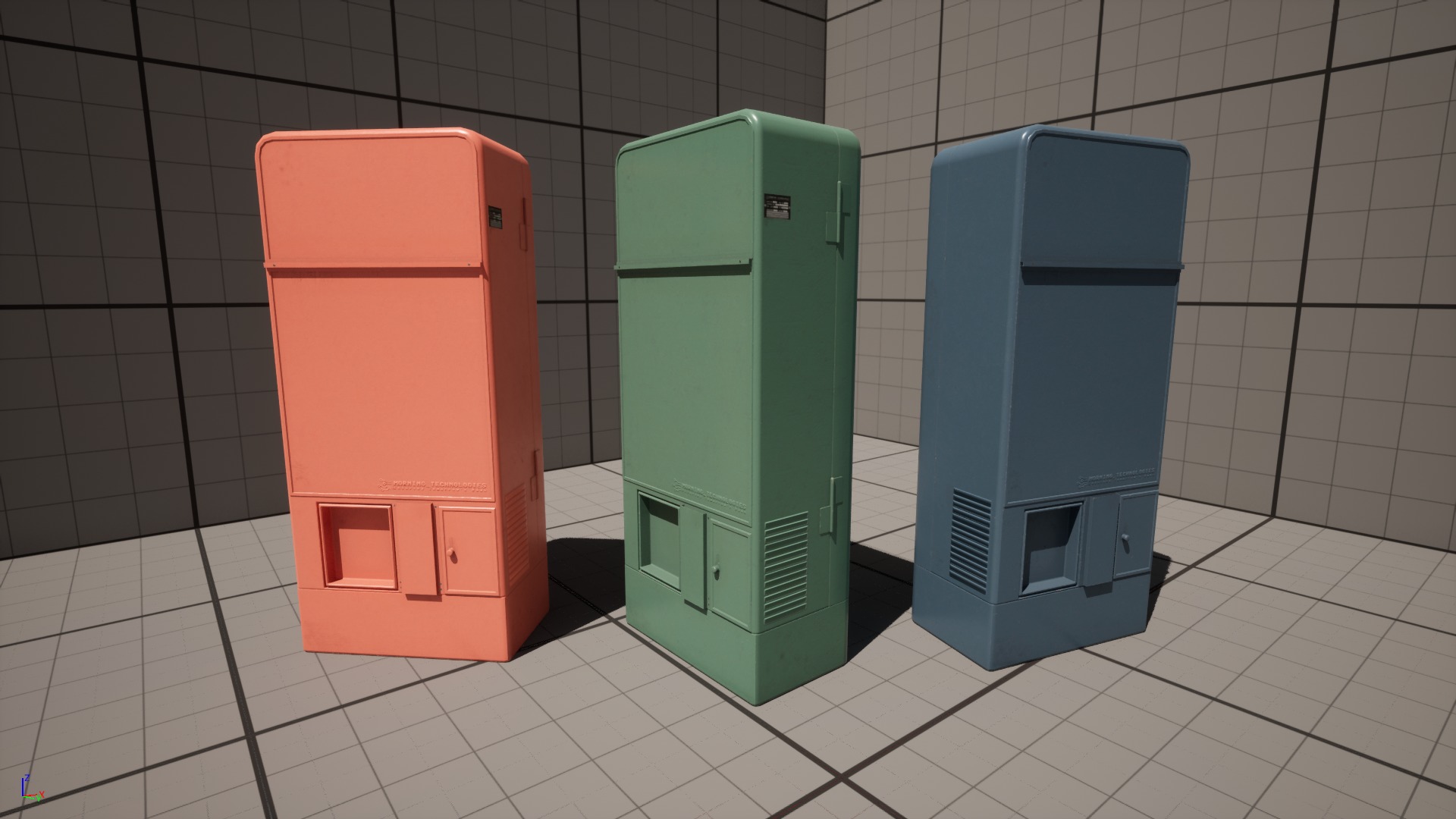 1950s Vending Machines Low-poly 3D model_15