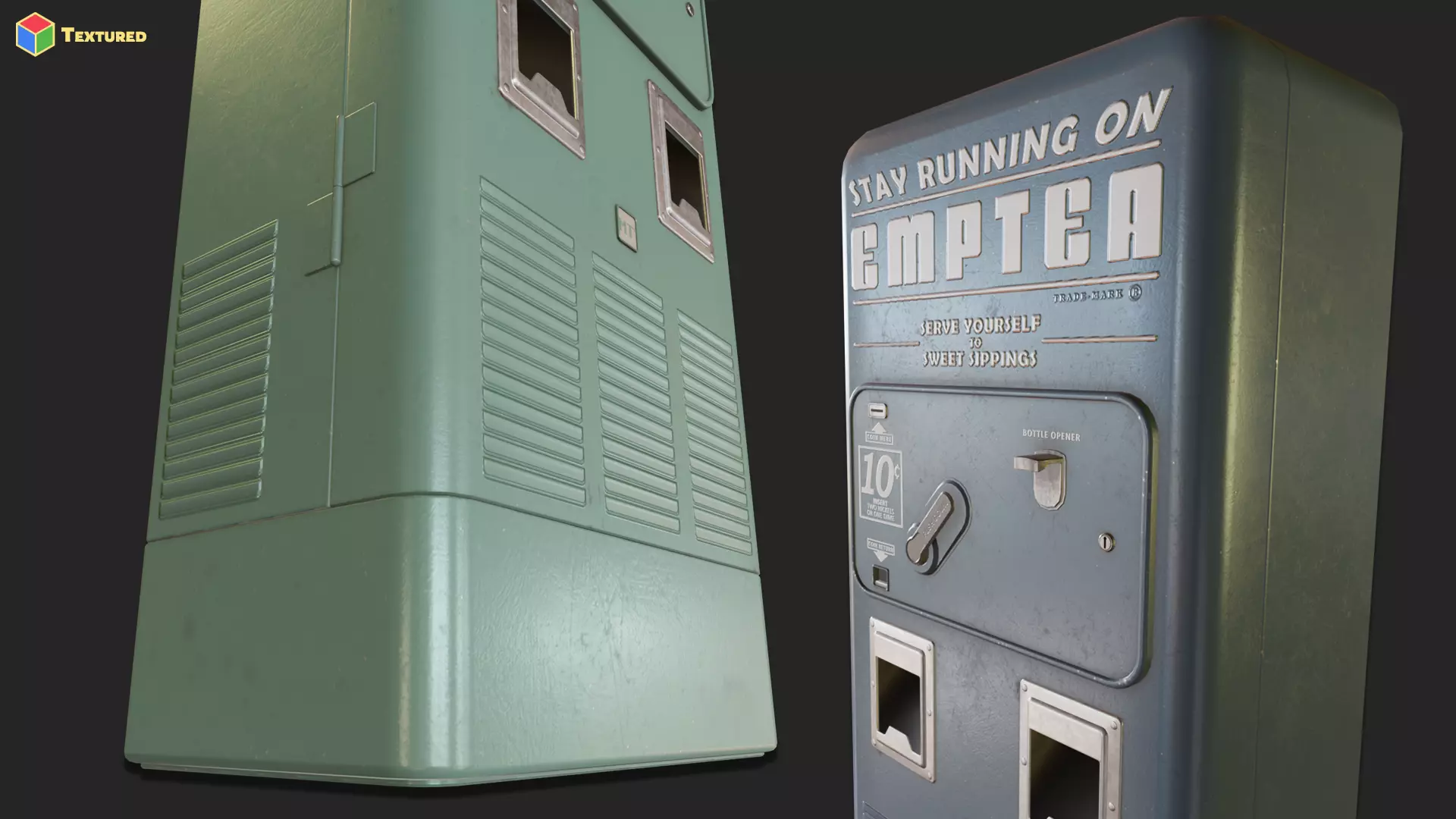 1950s Vending Machines Low-poly 3D model_6