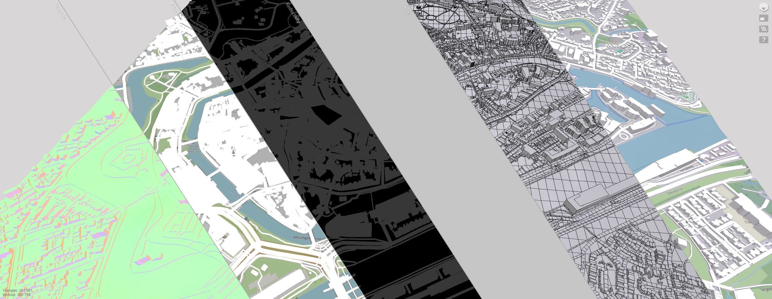Cityscape Middelburg Netherlands 3D model_14
