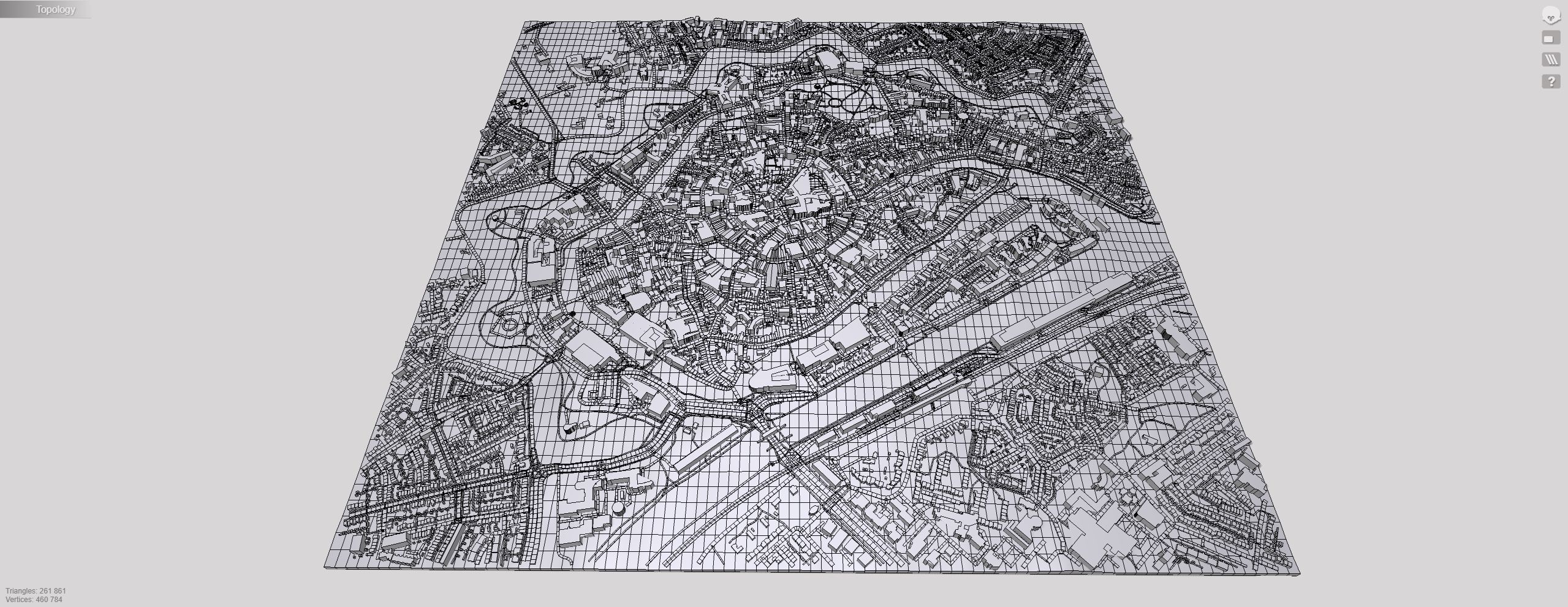 Cityscape Middelburg Netherlands 3D model_17