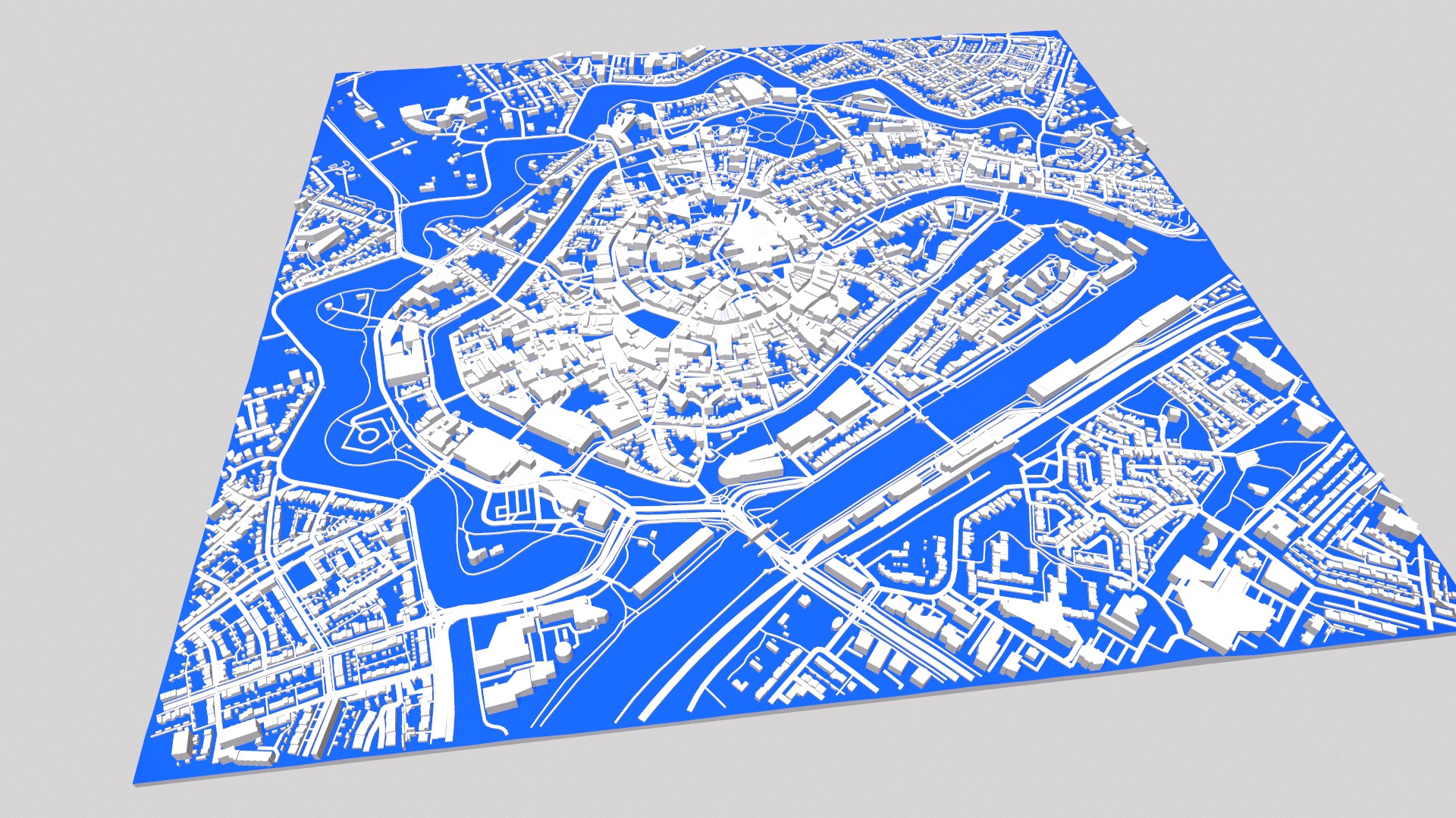 Cityscape Middelburg Netherlands 3D model_6
