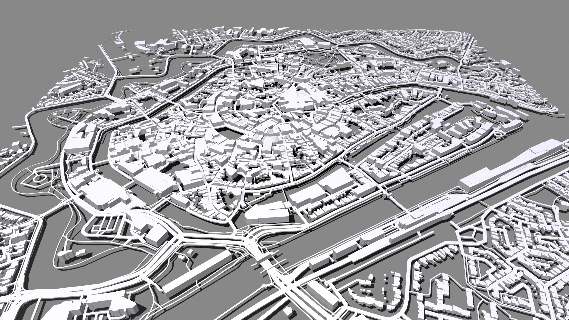 Cityscape Middelburg Netherlands 3D model_7