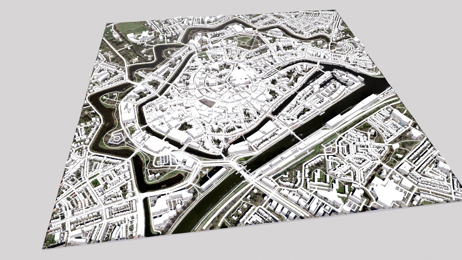 Cityscape Middelburg Netherlands 3D model_8