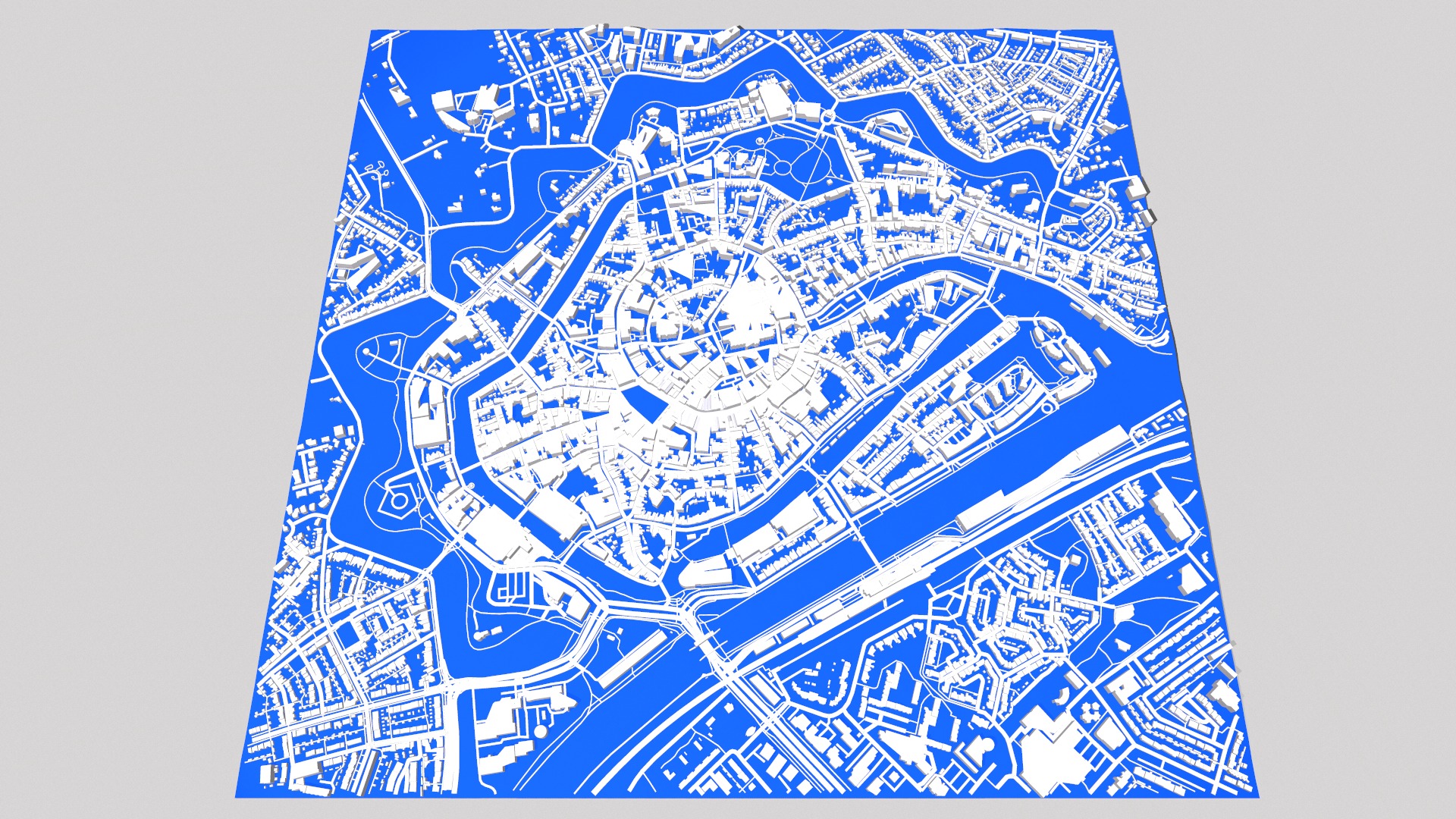 Cityscape Middelburg Netherlands 3D model_3
