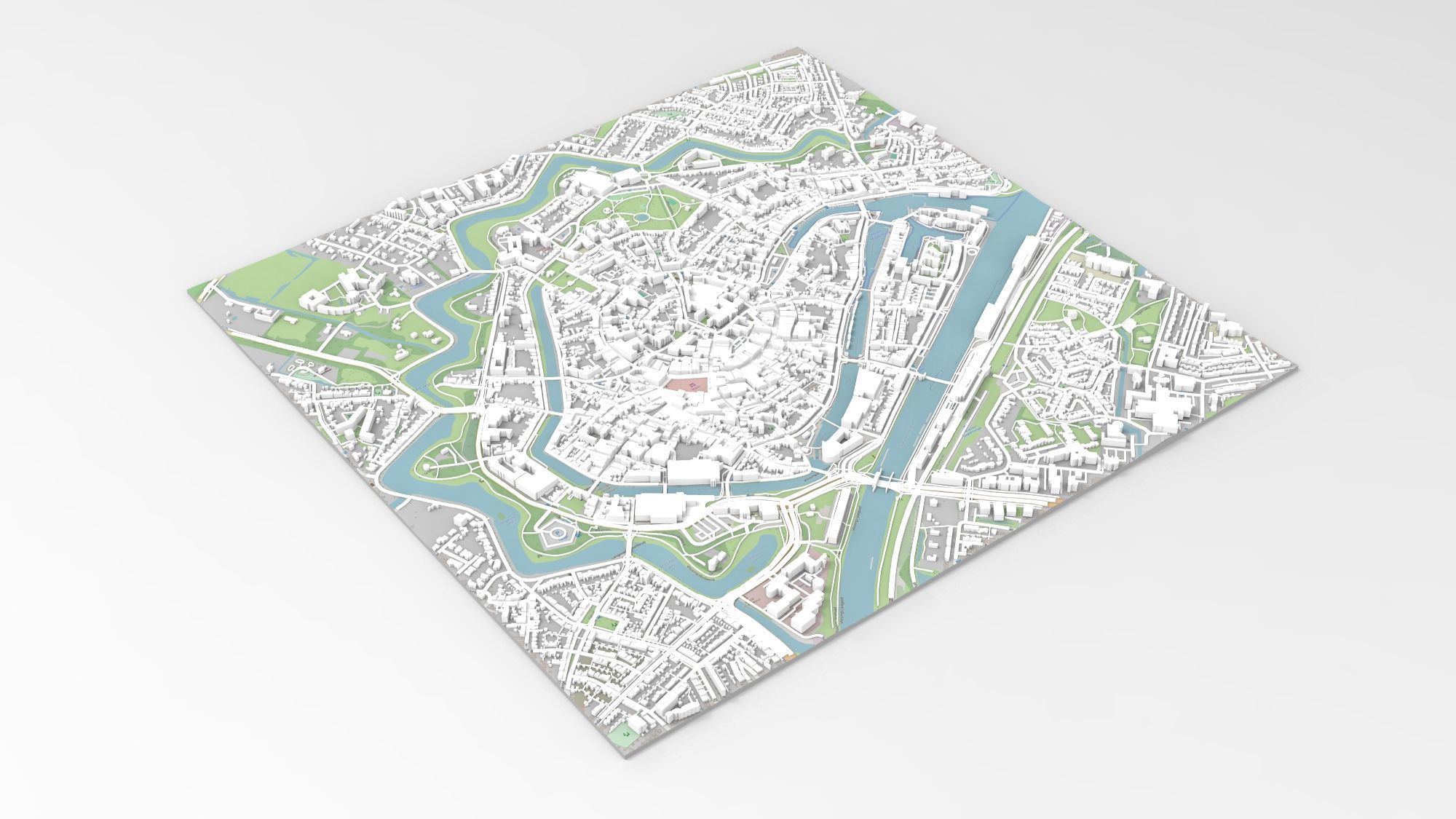 Cityscape Middelburg Netherlands 3D model_11