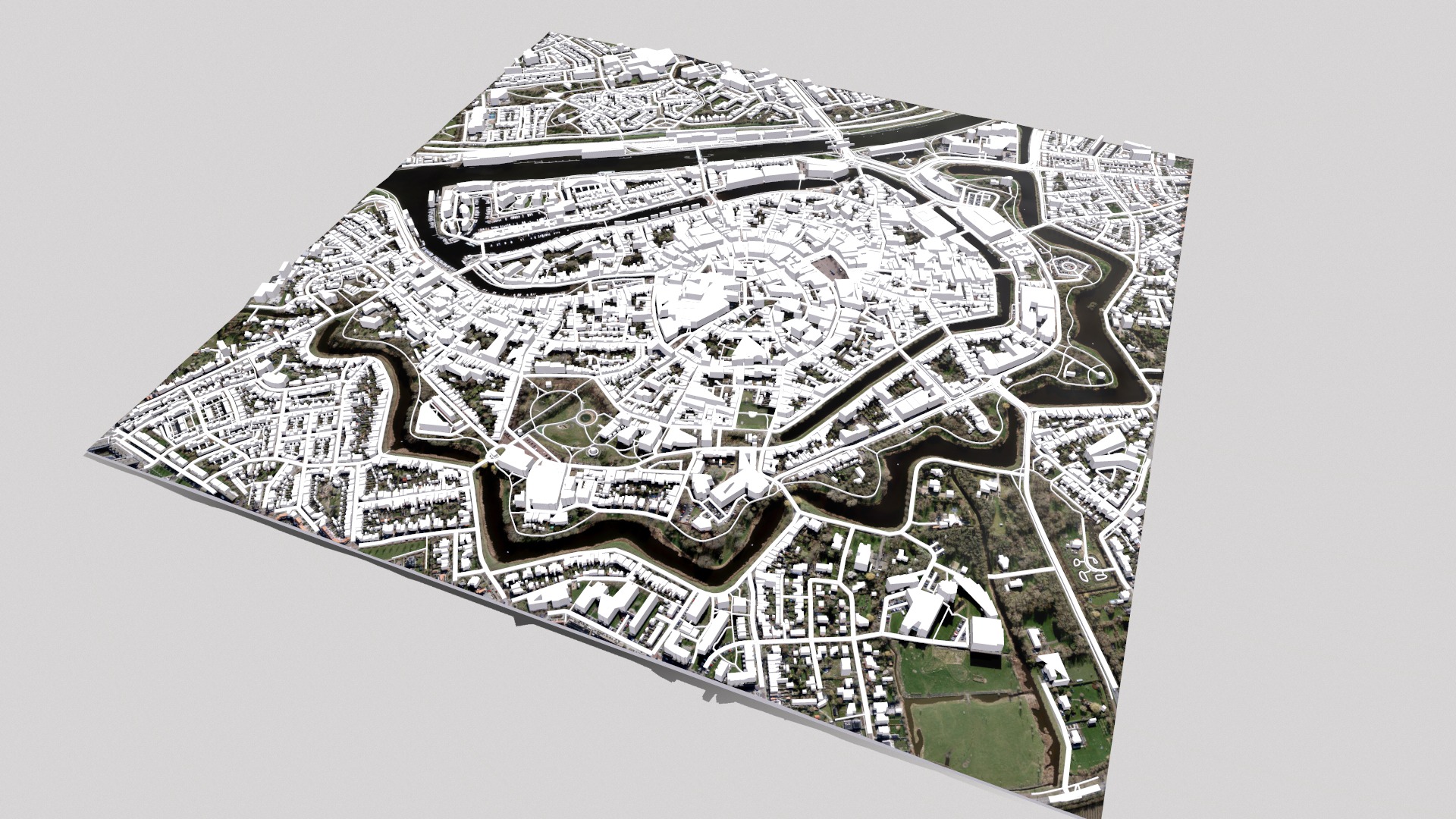Cityscape Middelburg Netherlands 3D model_12