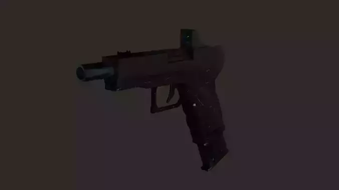 Pistol low poly