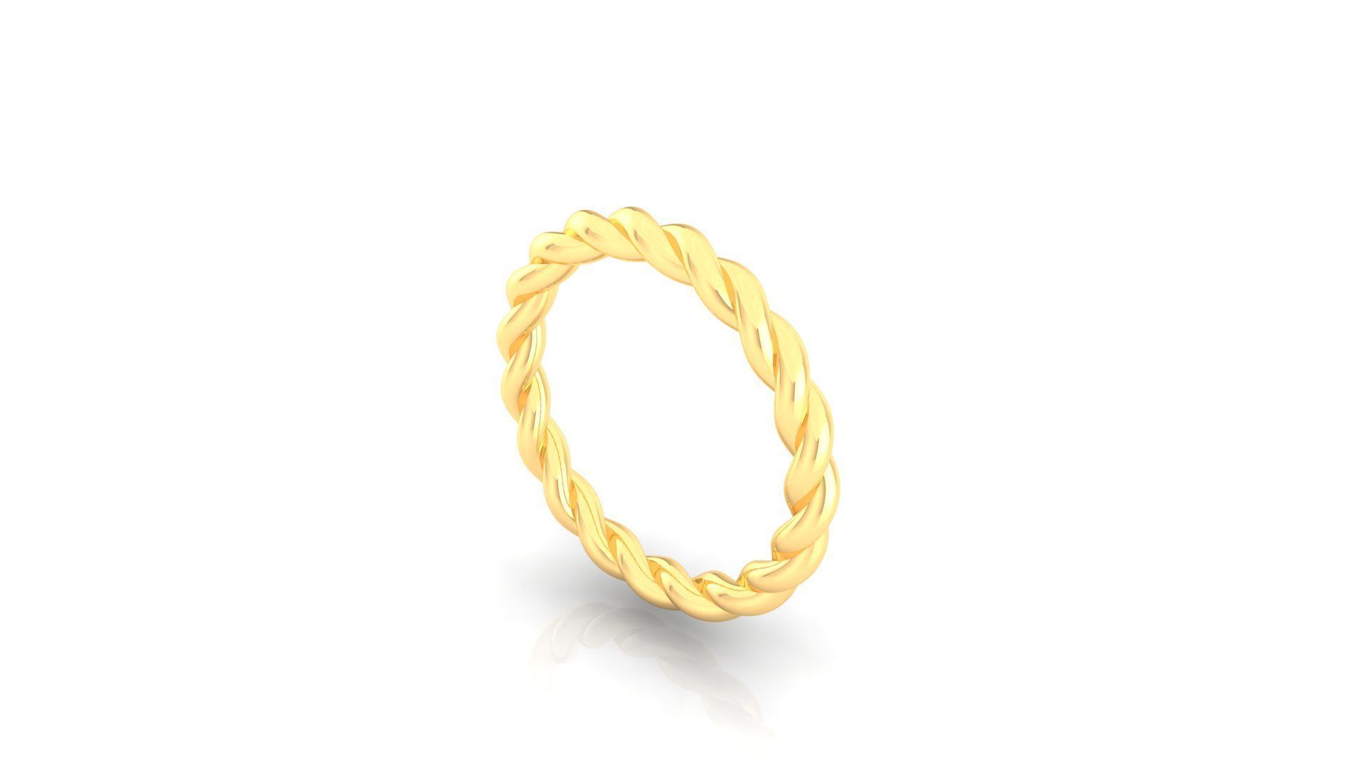 Ladies Rope Ring 19 SIZES PACK 3D print model_11