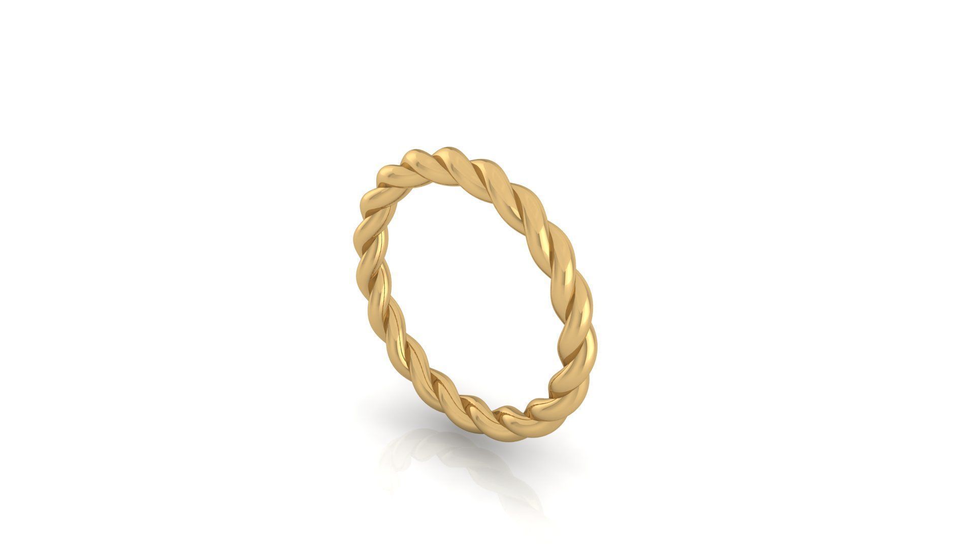 Ladies Rope Ring 19 SIZES PACK 3D print model_3