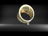 Women ring  3D print model_1