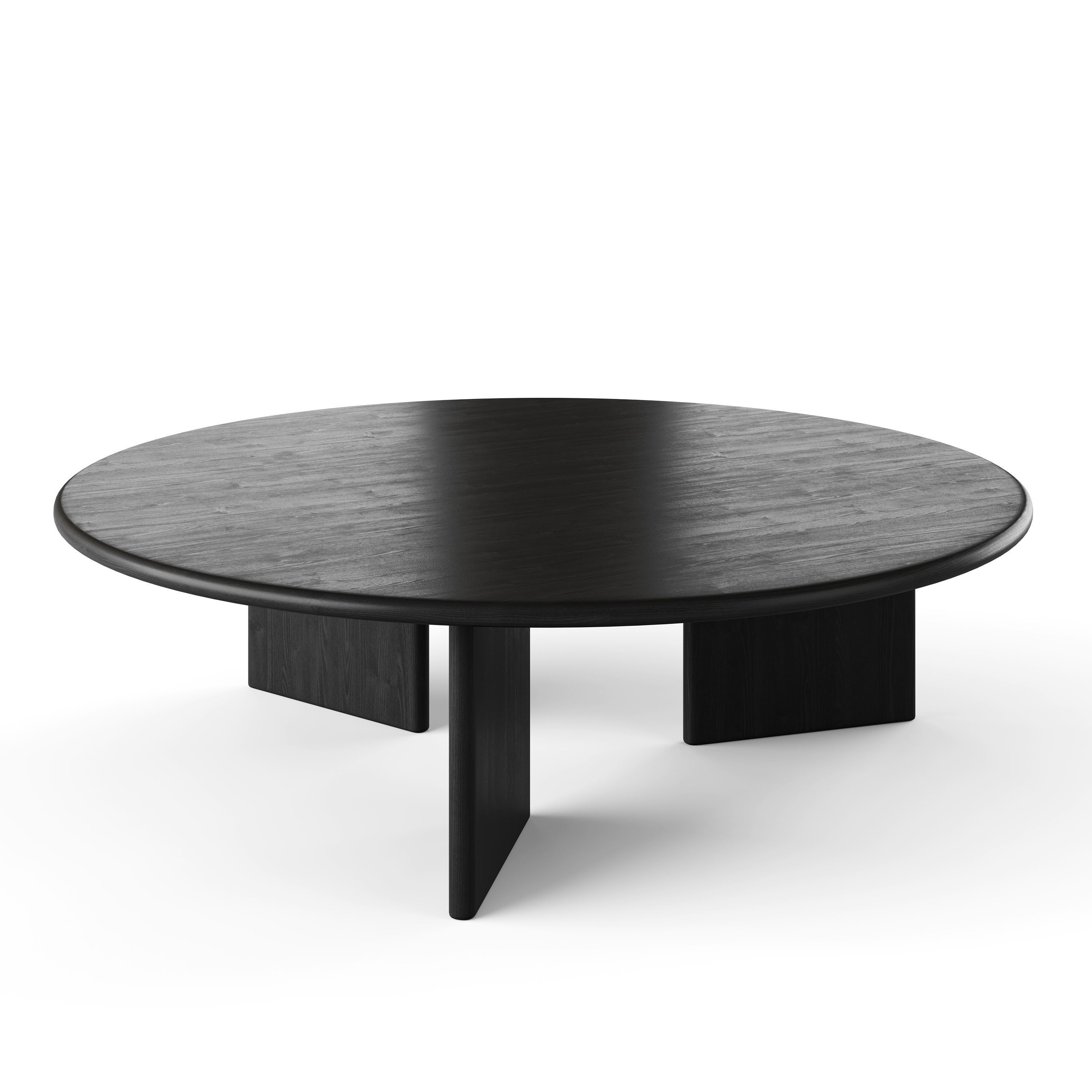 Round coffe table 3D model_3