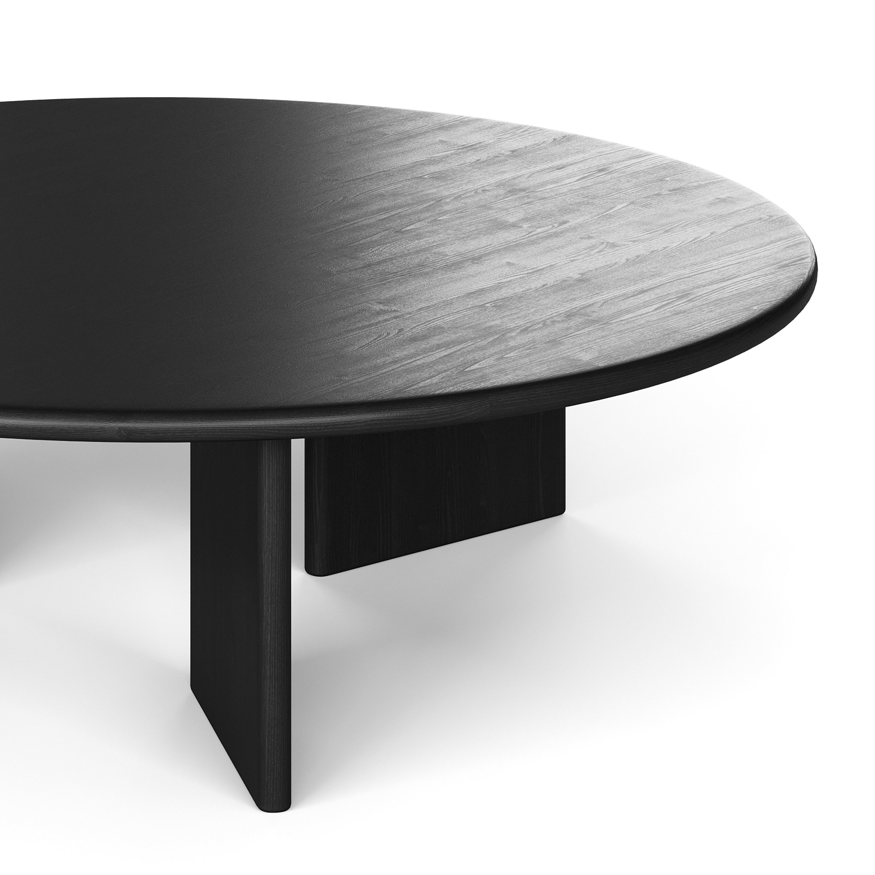 Round coffe table 3D model_8