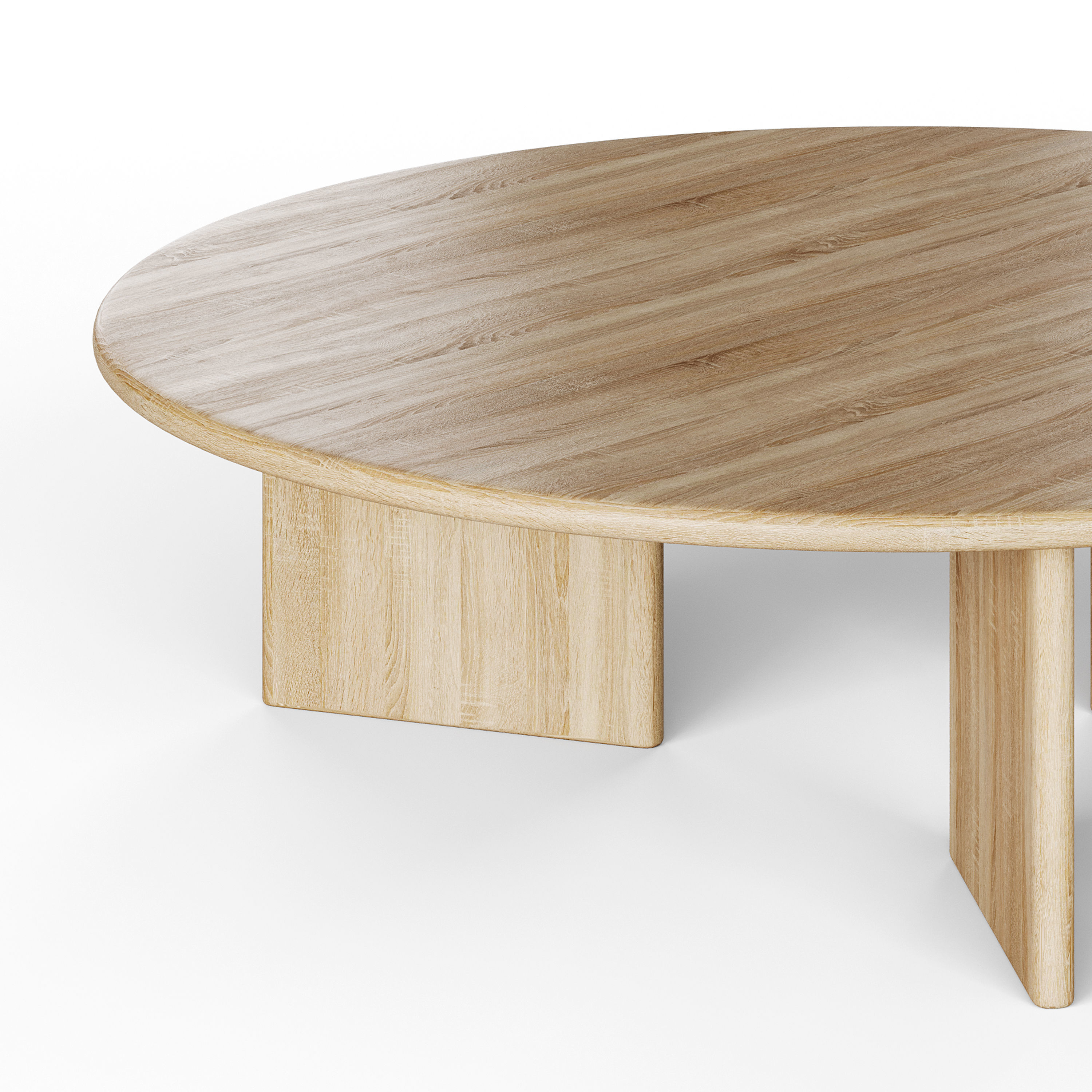 Round coffe table 3D model_12