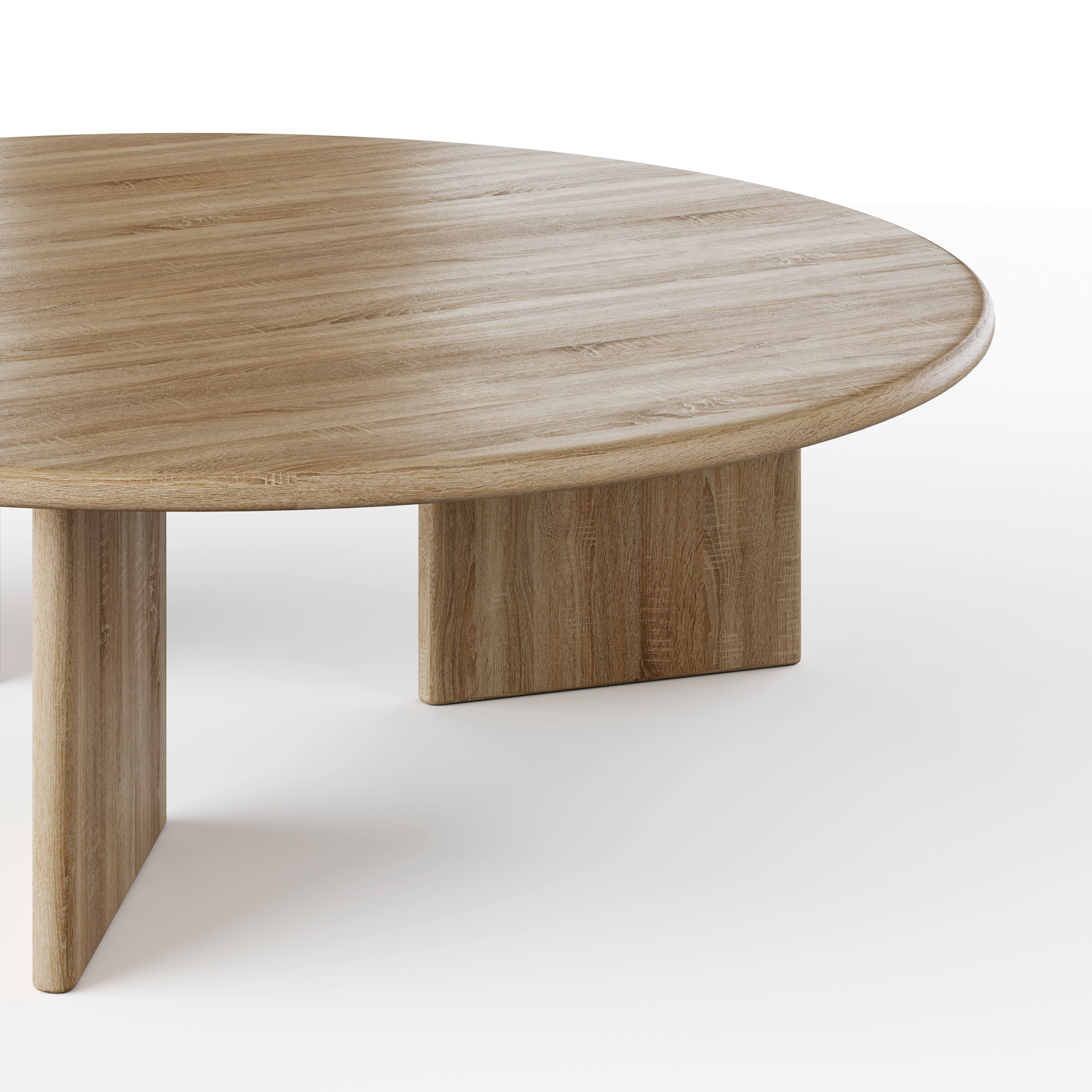 Round coffe table 3D model_9