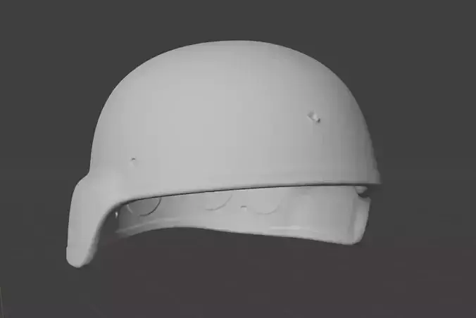 US Army Advanced Combat Helmet Scan