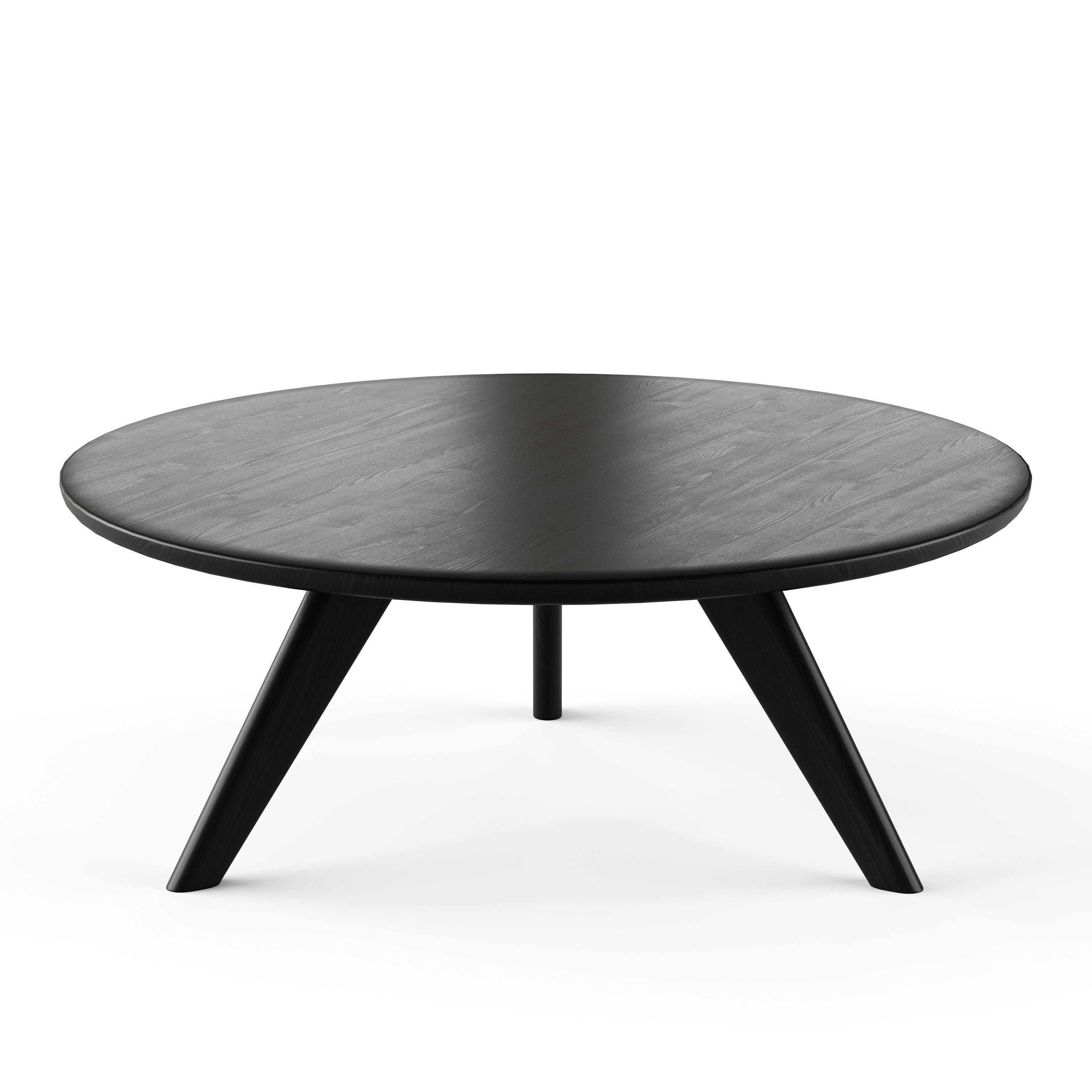 Round coffe table 3D model_7