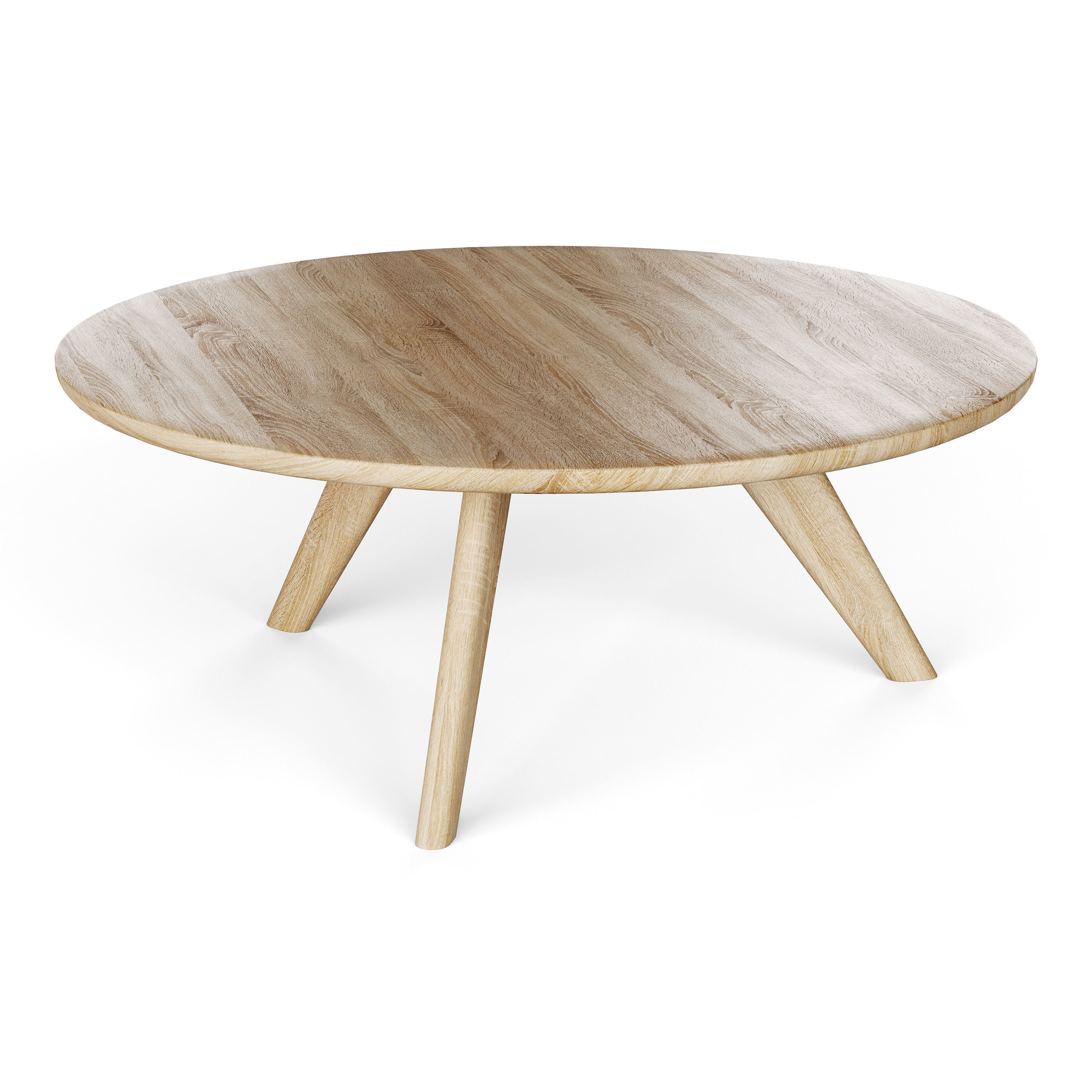 Round coffe table 3D model_9