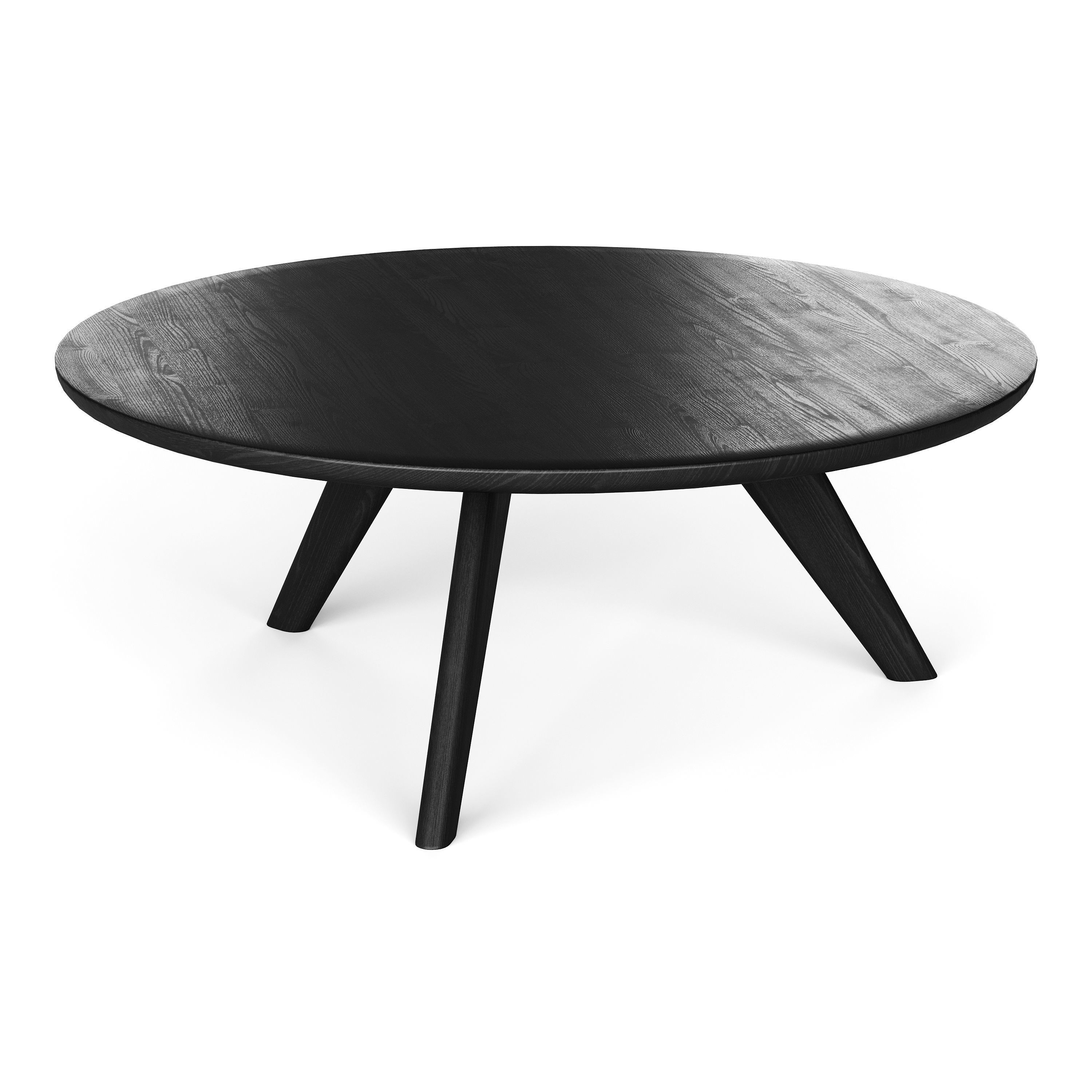 Round coffe table 3D model_11