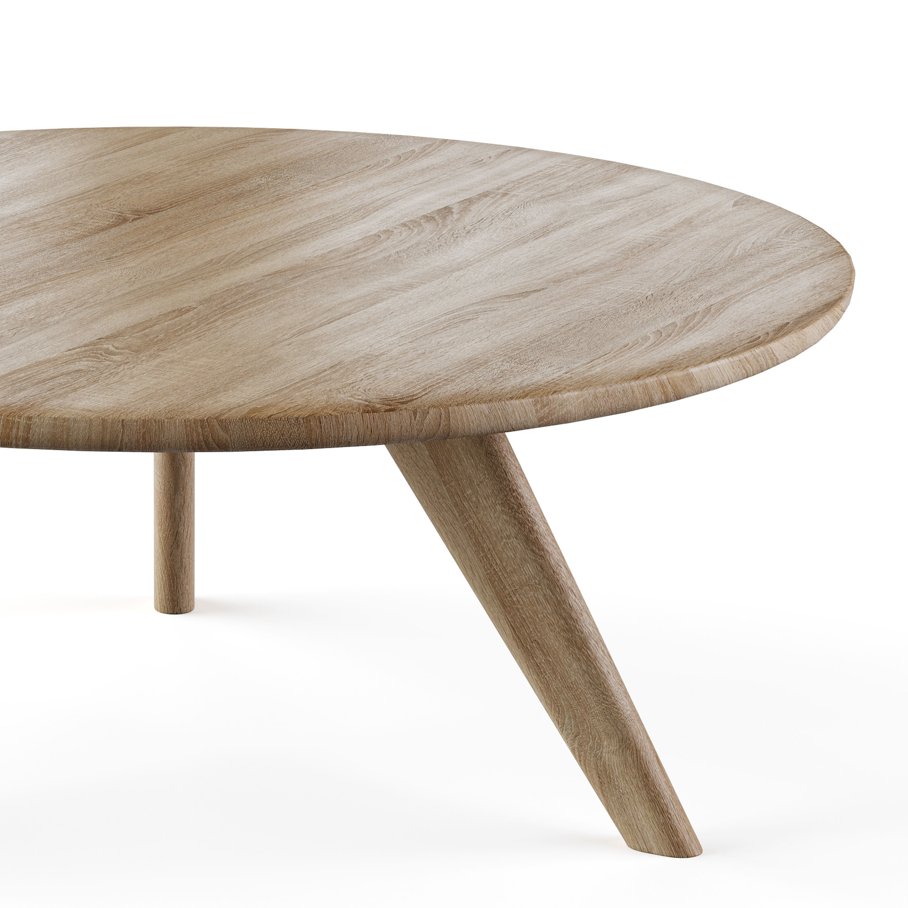 Round coffe table 3D model_6