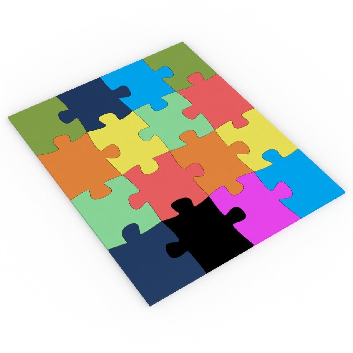 16 Piece Jigsaw Puzzle 3D print model_11