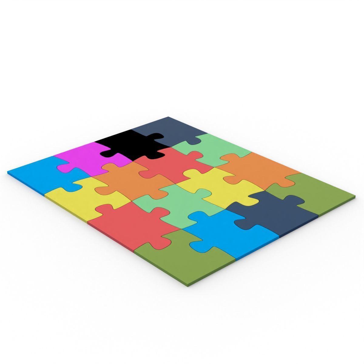 16 Piece Jigsaw Puzzle 3D print model_12