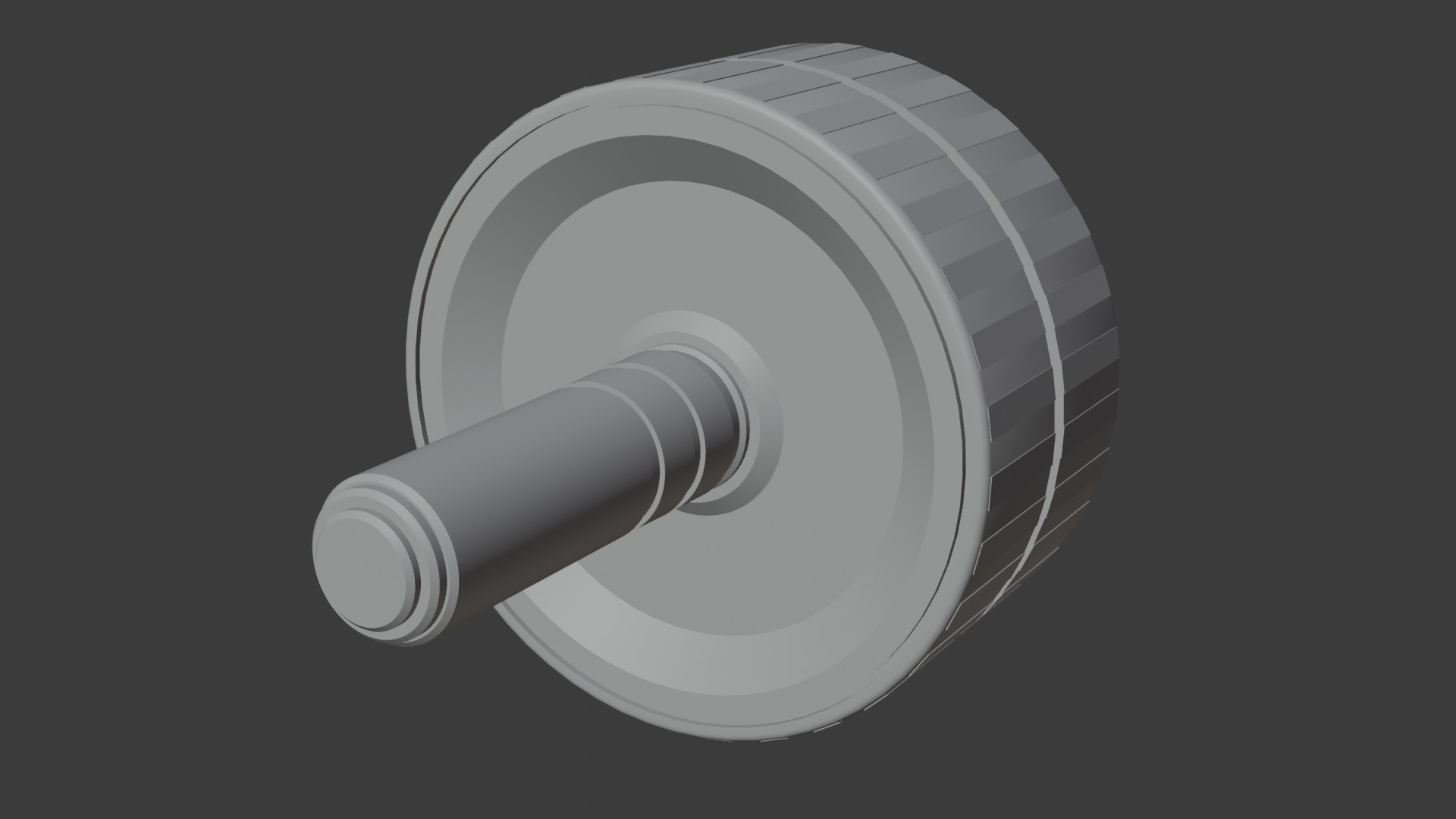 Double Exercise Wheel 3D model_9