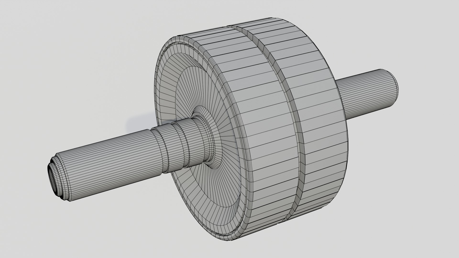 Double Exercise Wheel 3D model_7