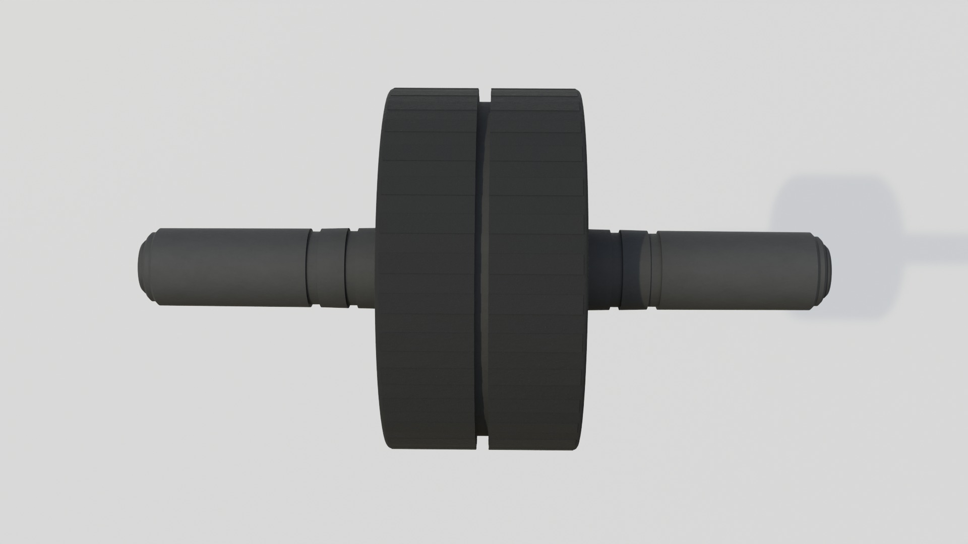 Double Exercise Wheel 3D model_6