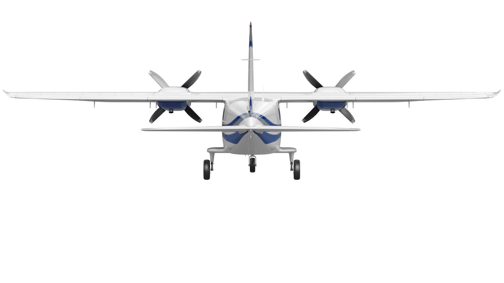 Tecnam P2012 Traveller 3D model_5