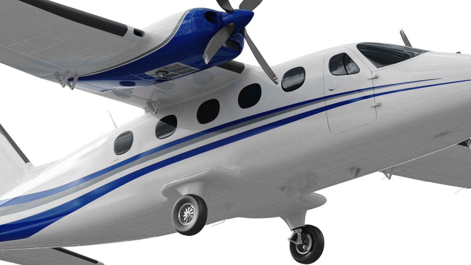 Tecnam P2012 Traveller 3D model_14
