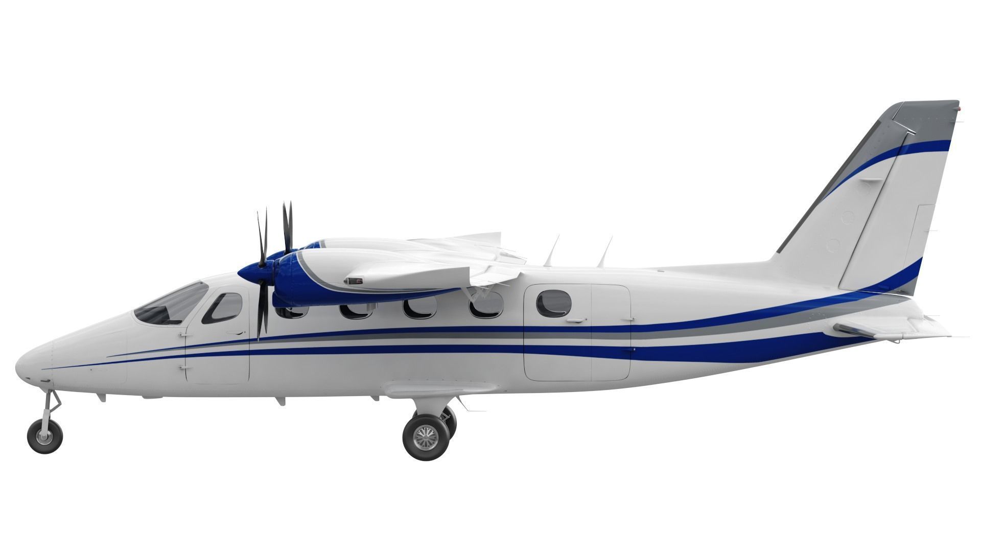 Tecnam P2012 Traveller 3D model_2