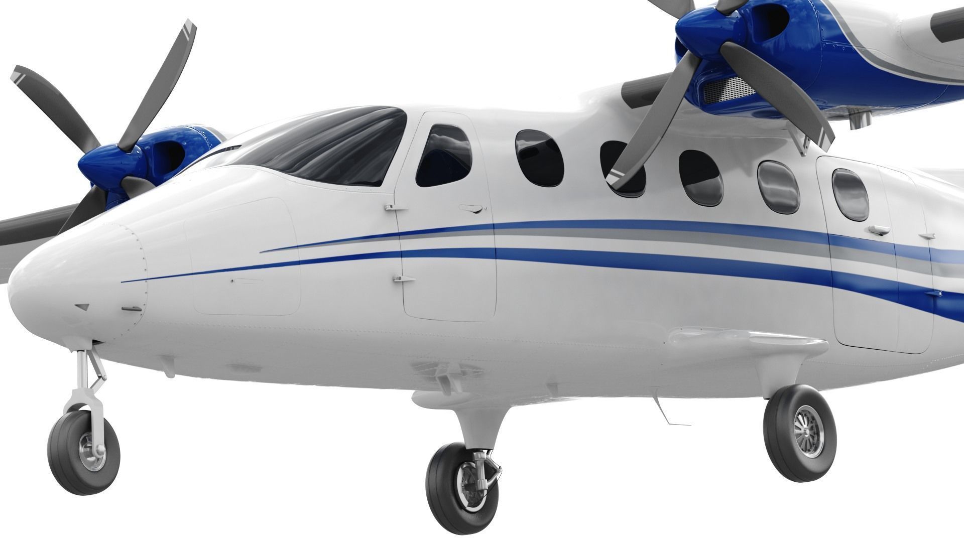Tecnam P2012 Traveller 3D model_10