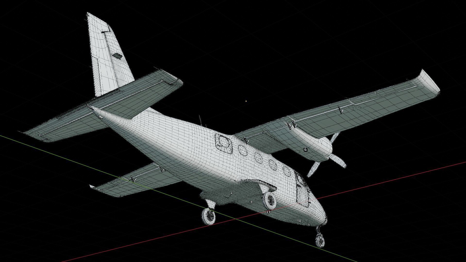 Tecnam P2012 Traveller 3D model_23