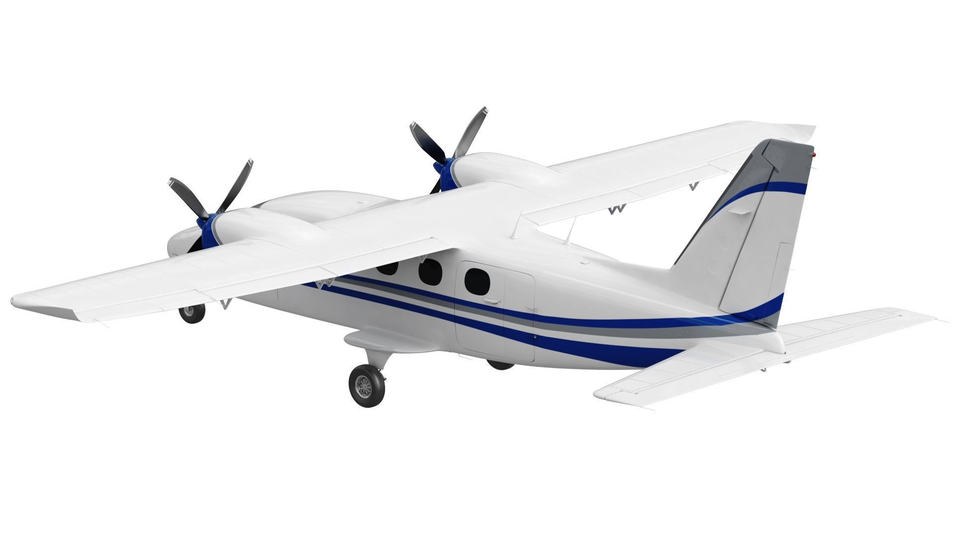 Tecnam P2012 Traveller 3D model_3