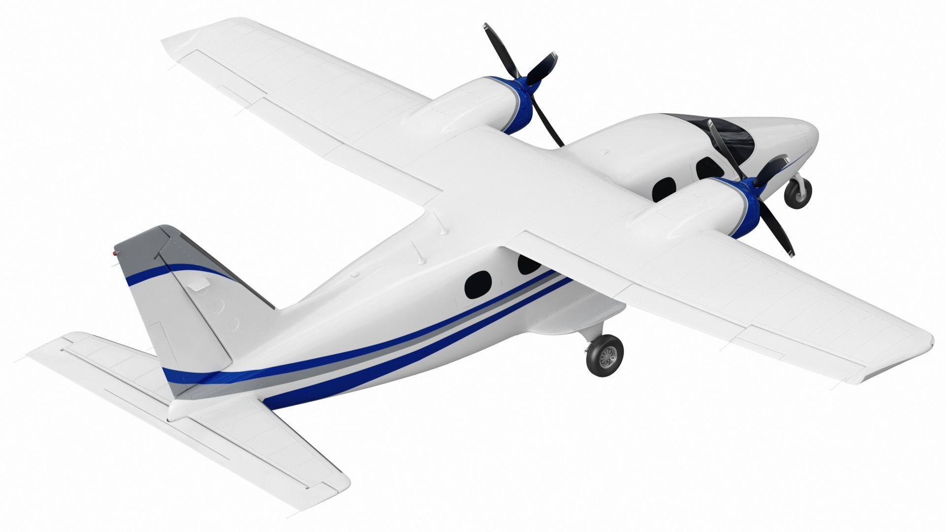 Tecnam P2012 Traveller 3D model_9