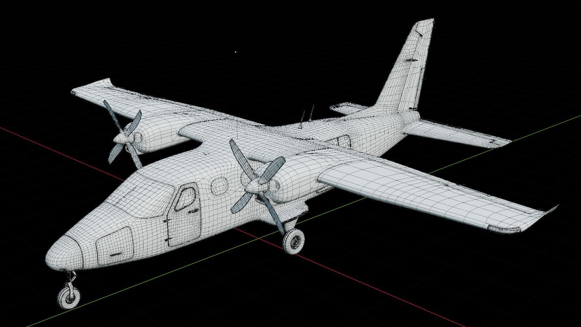 Tecnam P2012 Traveller 3D model_22