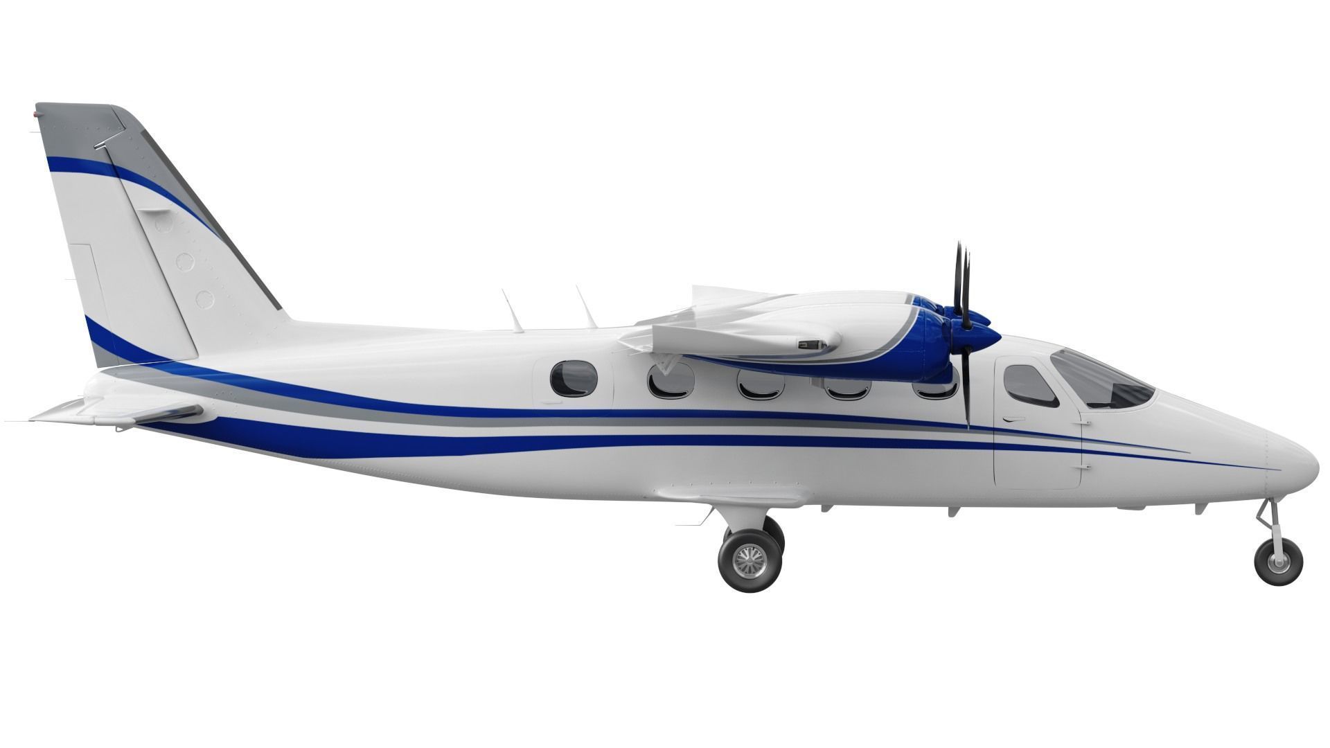 Tecnam P2012 Traveller 3D model_15