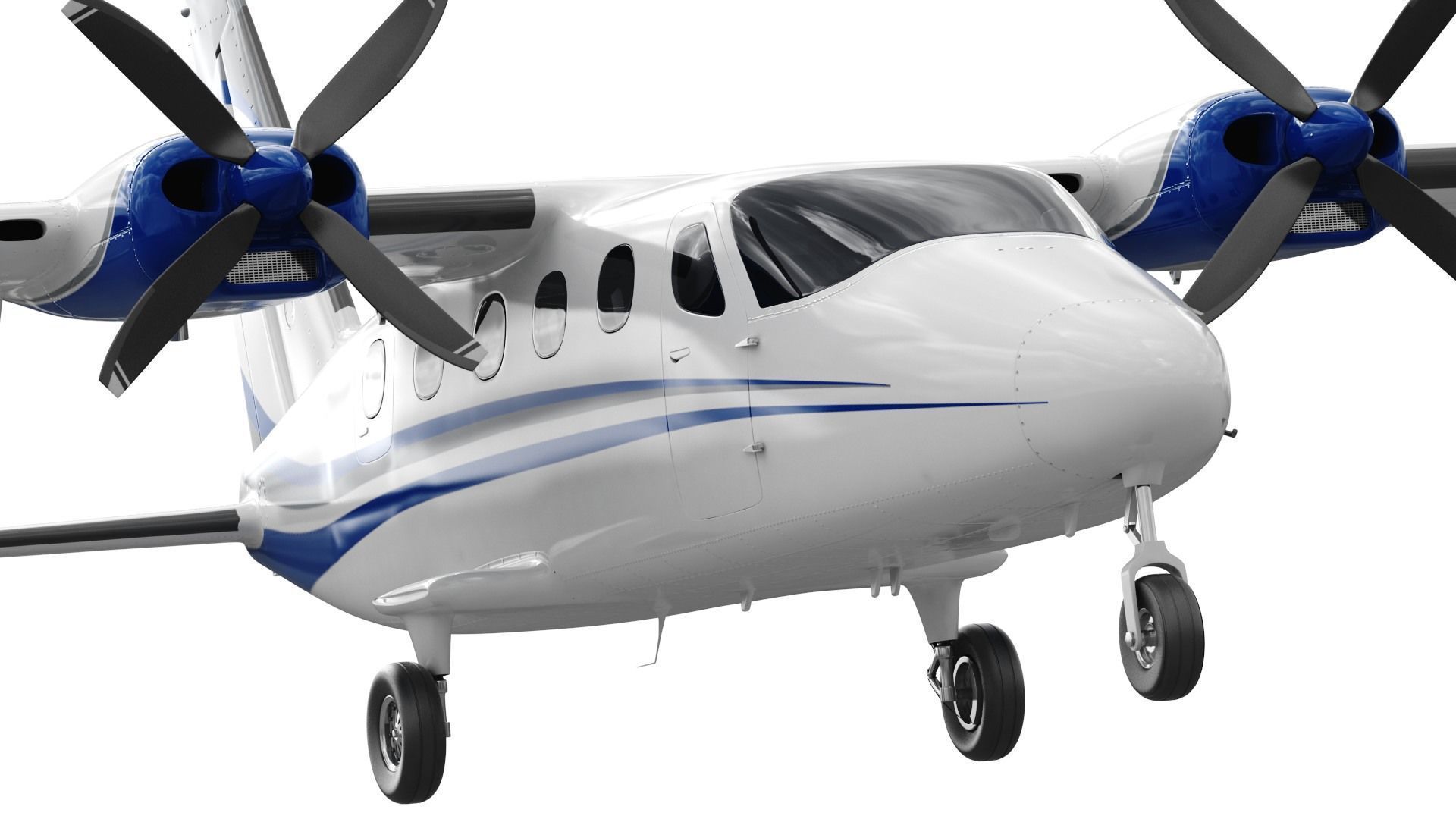 Tecnam P2012 Traveller 3D model_13