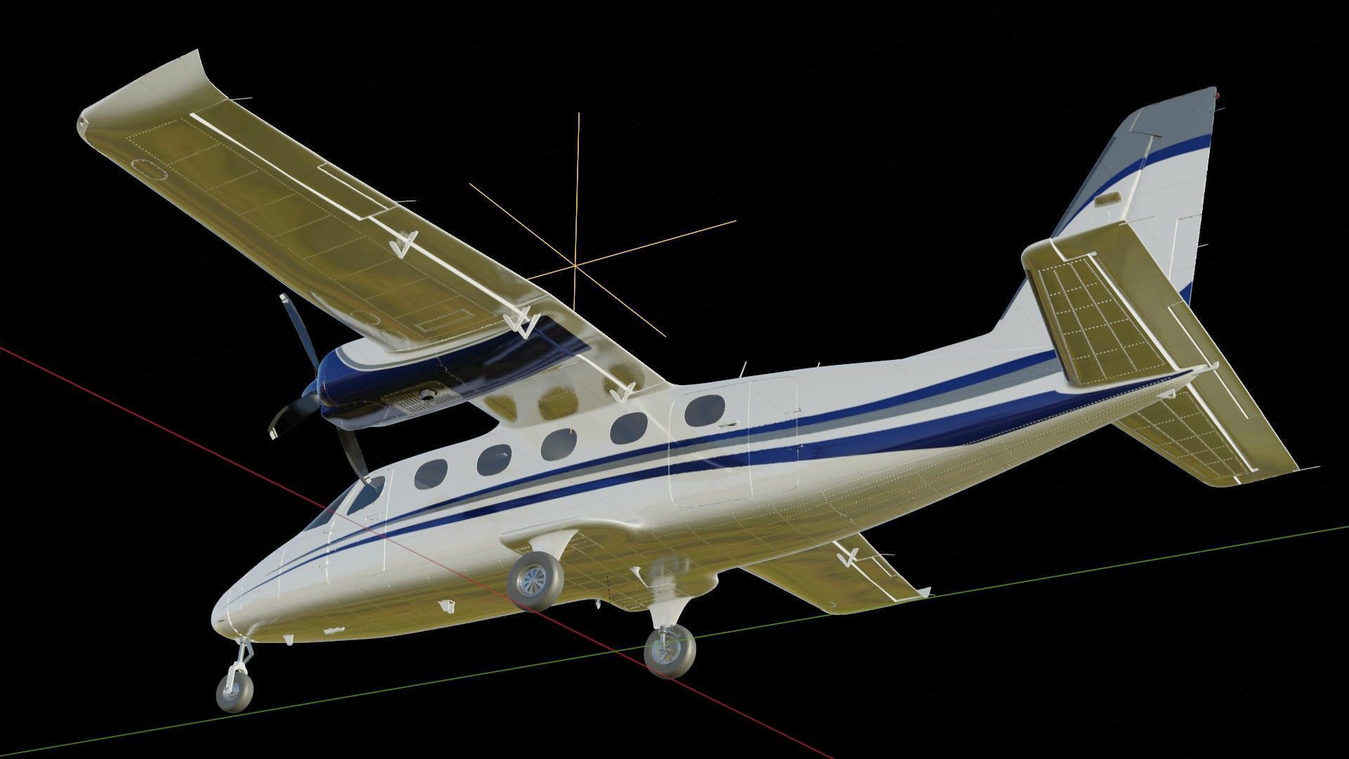 Tecnam P2012 Traveller 3D model_20