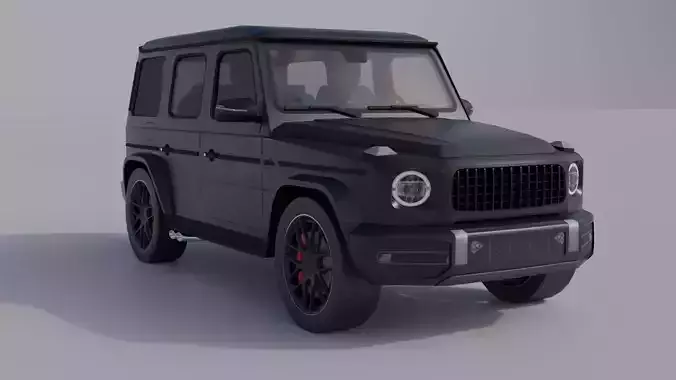 Generic Luxury SUV 2 Low-poly 3D model