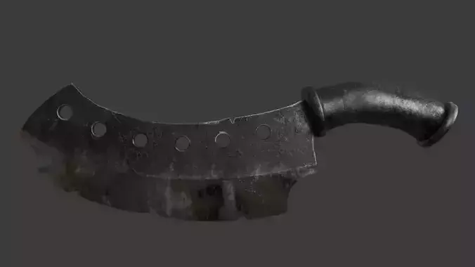 Hand-Blade Low Poly 4k Textures