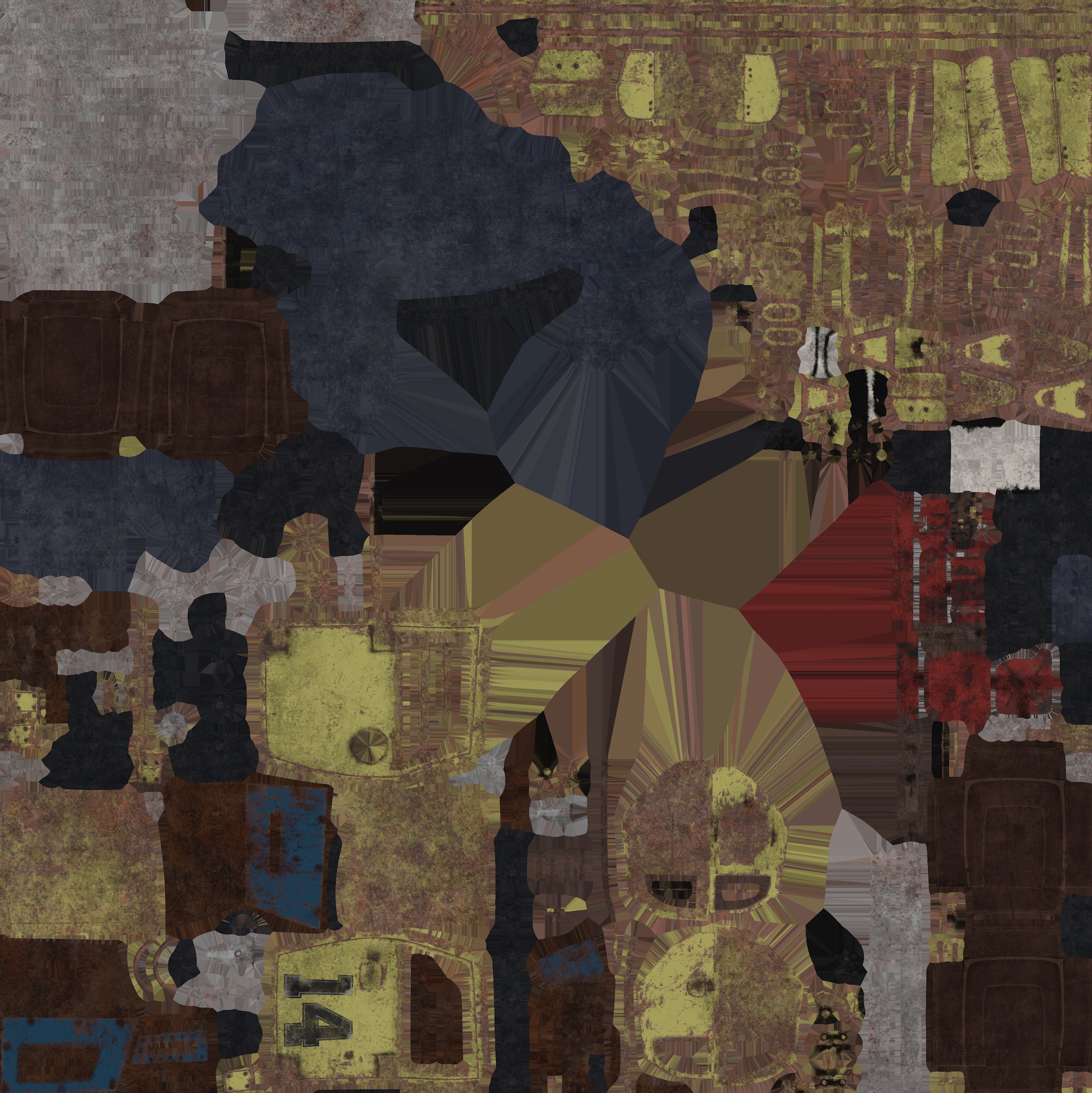 Betty sci-fi car 3D model_9