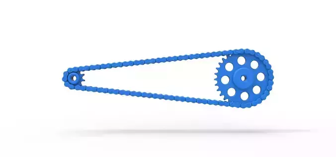 Chain drive Version 2 Scale 1 to 25